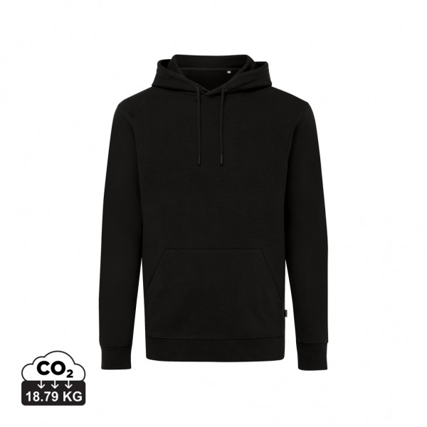 IQONIQ Jasper Hoodie aus recycelter Baumwolle, schwarz 5XL