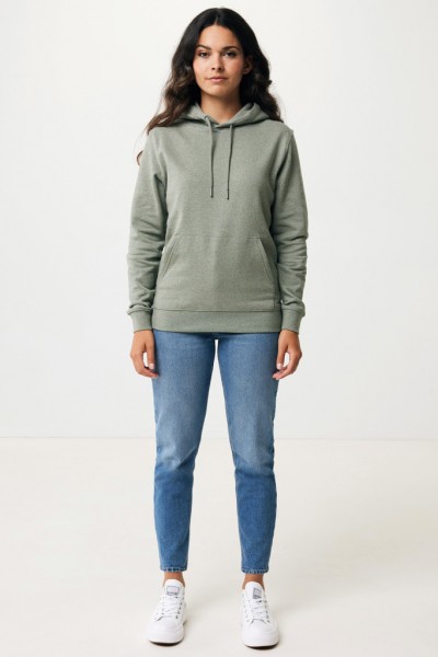 IQONIQ Torres ungefärbter Hoodie aus recycelter Baumwolle, heather green XS