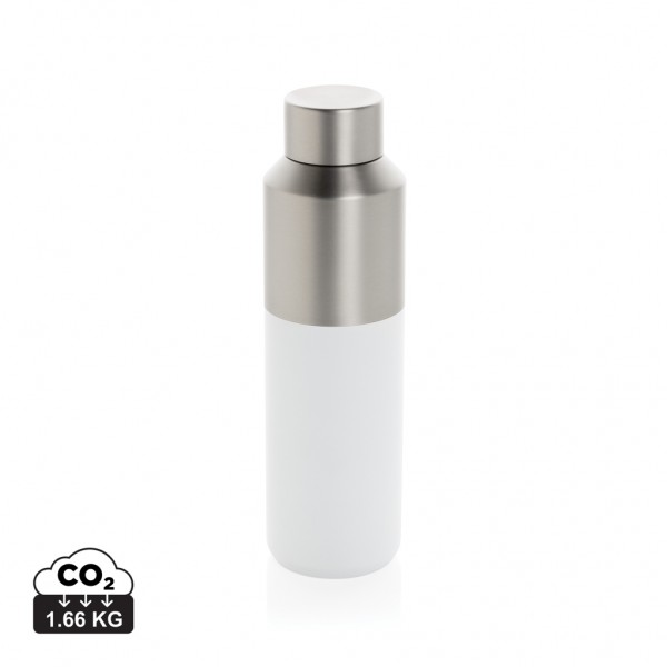 Fluid Flasche aus RCS-zertifiziert recyceltem Stahl, 600ml, weiß