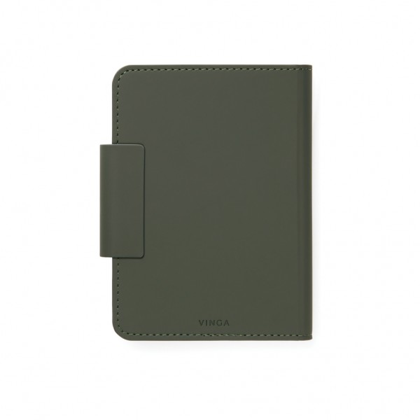 VINGA Baltimore RCS Passport Cover mit Dual-Finder, grün