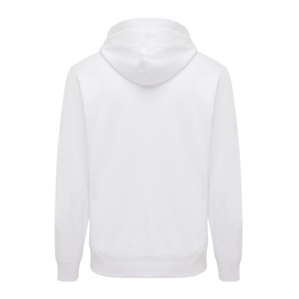 IQONIQ Yengo Hoodie mit Seitentaschen aus rec. Baumwolle, recycled white L