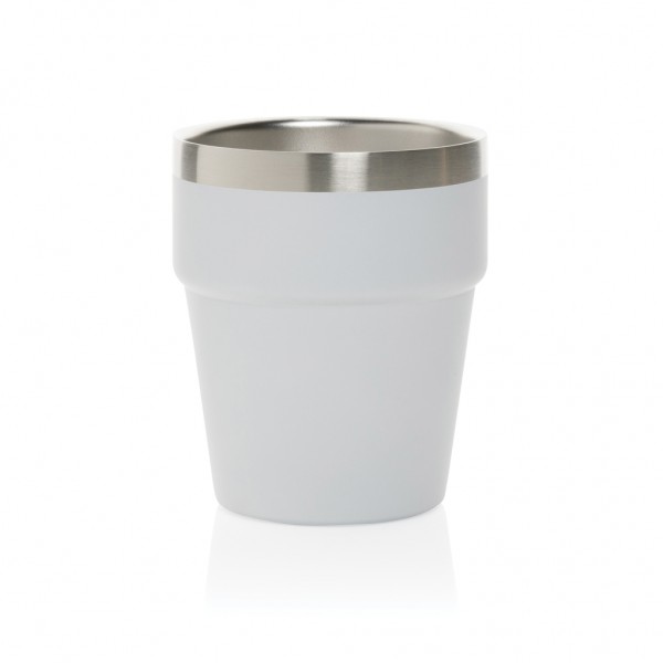 Clark Doppelwandige RCS Kaffeetasse 300ml, weiß