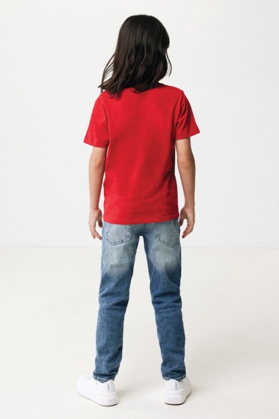 IQONIQ Koli Kids T-Shirt aus recycelter Baumwolle, rot 910