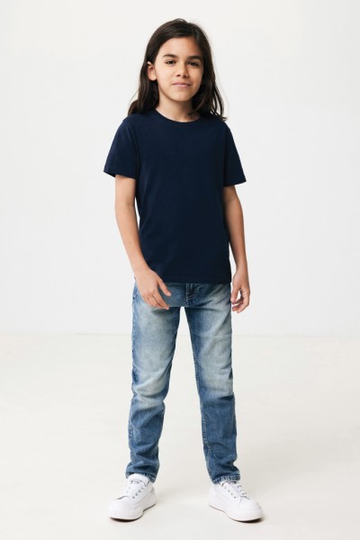 IQONIQ Koli Kids T-Shirt aus recycelter Baumwolle, navy blau 34
