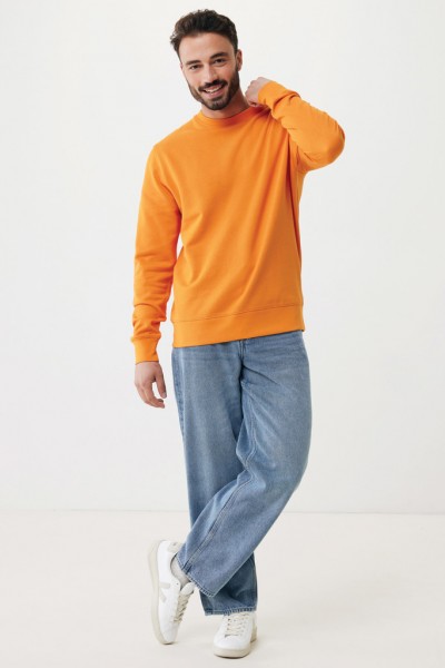 IQONIQ Etosha Lightweight Sweater aus recycelter Baumwolle, orange XXXL
