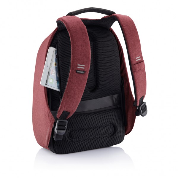 Bobby Hero Regular Anti-Diebstahl-Rucksack, rot