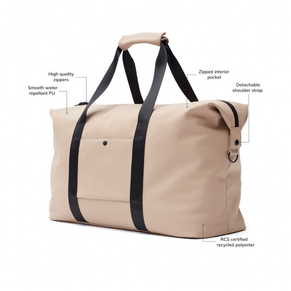 VINGA Baltimore Weekendbag, greige