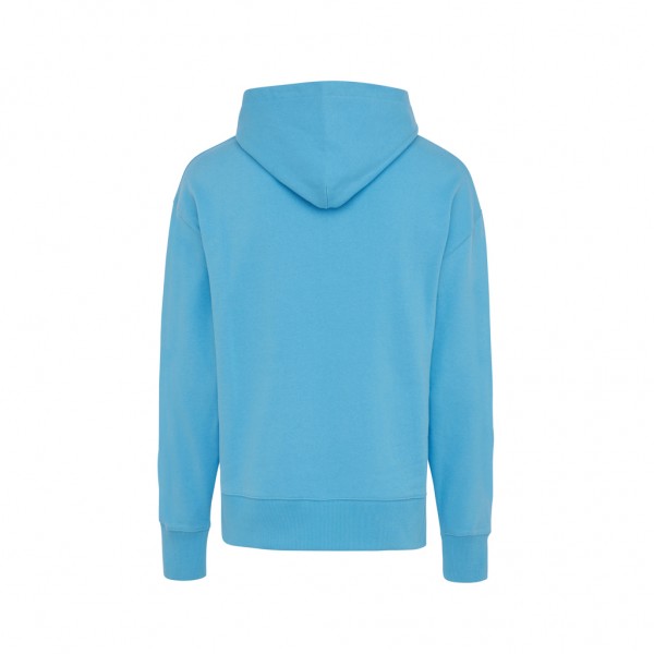 IQONIQ Yoho Relax-Hoodie aus recycelter Baumwolle, tranquil blue M