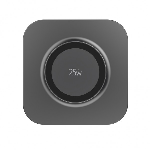 Quantum Ultra-Fast 25W magnetisches Wireless-Charging-Pad, grau