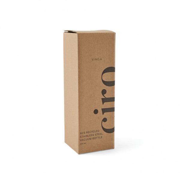 VINGA Ciro RCS recycelte Vakuumflasche 300ml, weiß