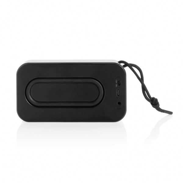 Swiss Peak 10W Basslautsprecher aus recyceltem Aluminium, grau