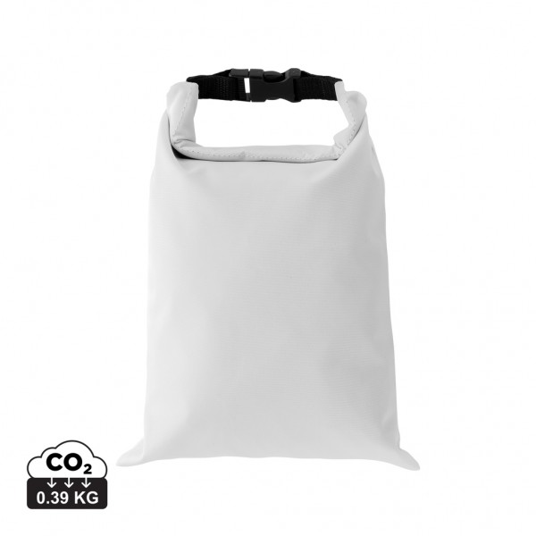Snackstrap faltbarer Lunchbag aus AWARE™ rPET 30 x 20cm, weiß