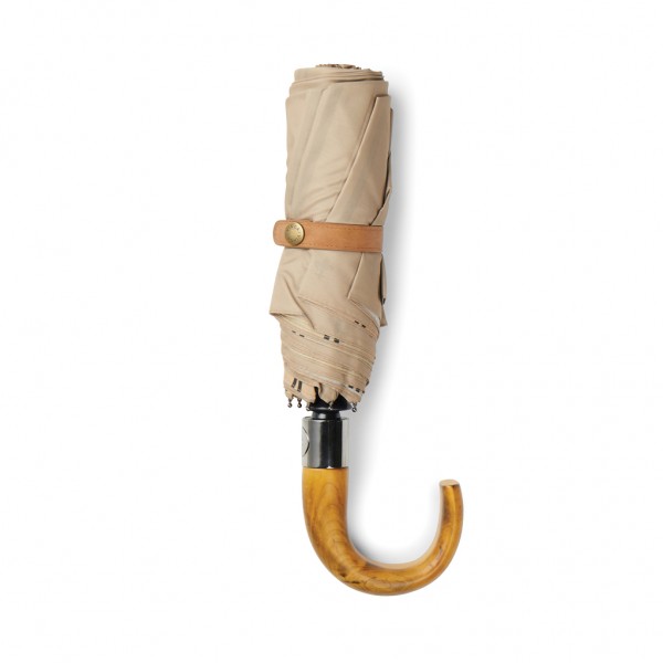 VINGA Bosler AWARE™ 21` faltbarer Schirm aus recyceltem PET, greige