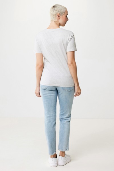 IQONIQ Yala Damen T-Shirt aus recycelter Baumwolle, light heather grey M