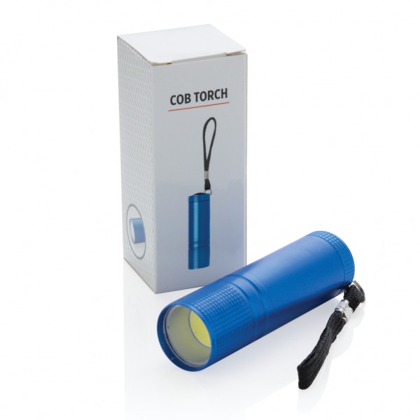COB Taschenlampe, blau