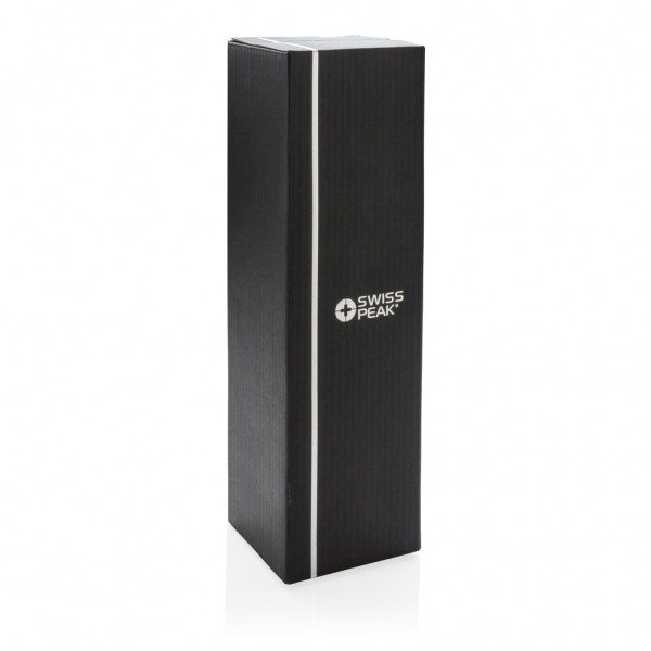 Thermosflasche mit 2 Bechern, grau