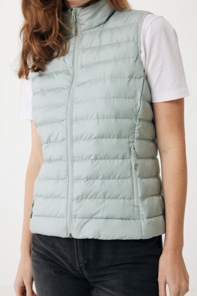 IQONIQ Meru Damen Bodywarmer aus recyceltem Polyester, Iceberg green XL