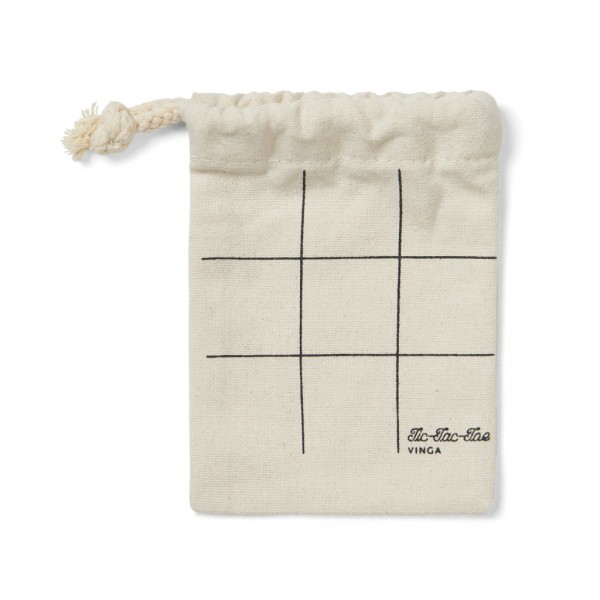 VINGA Tic-Tac-Toe Mini-Spiel, braun
