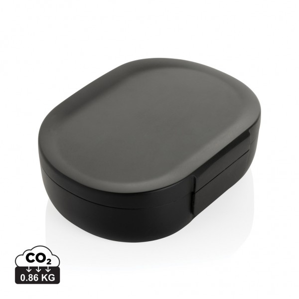 Avira Atlas Lunchbox aus RCS recyceltem PP 700ml, schwarz