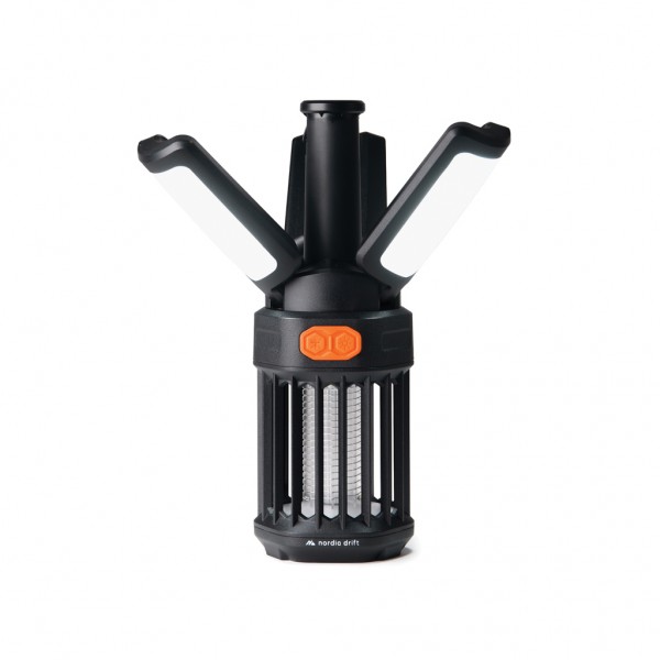 Nordic Drift Titan tragbare Campinglampe mit Mückenschutz, schwarz