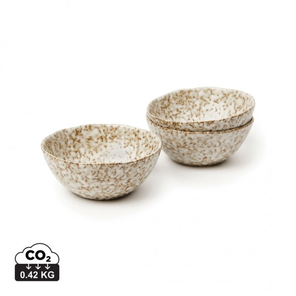 VINGA Nuvem Mini-Bowls, 3er-Set, beige