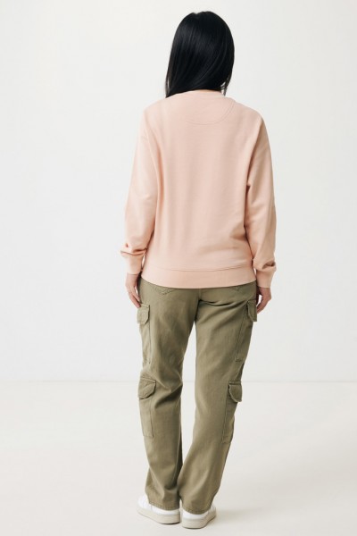 IQONIQ Etosha Lightweight Sweater aus recycelter Baumwolle, peach nectar L
