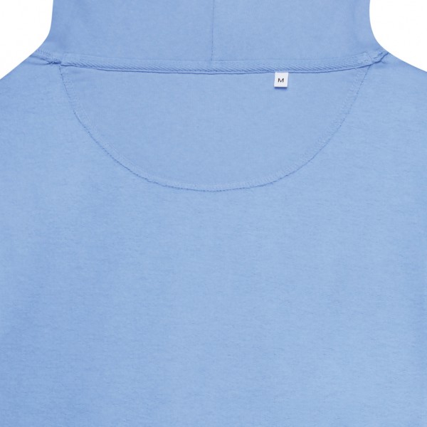 IQONIQ Jasper Hoodie aus recycelter Baumwolle, sky blue S