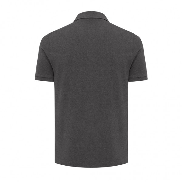 IQONIQ Yosemite Piqué-Poloshirt aus recycelter Baumwolle, heather anthracite XXS
