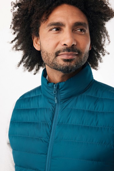 IQONIQ Meru Herren Bodywarmer aus recyceltem Polyester, dark teal L