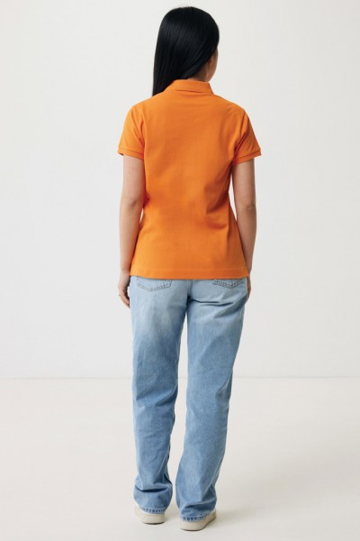 IQONIQ Yosemite Damen Piqué-Poloshirt aus rec. Baumwolle, orange S