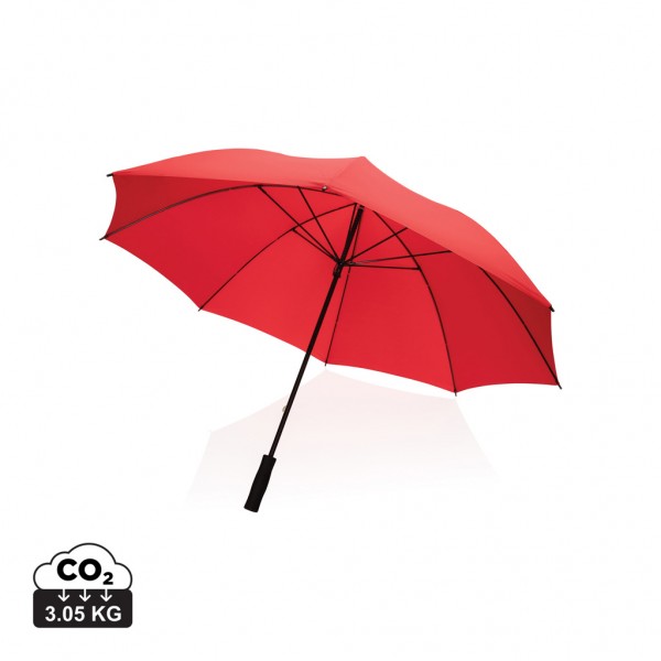 30` Impact AWARE™ RPET 190T Stormproof-Schirm, rot