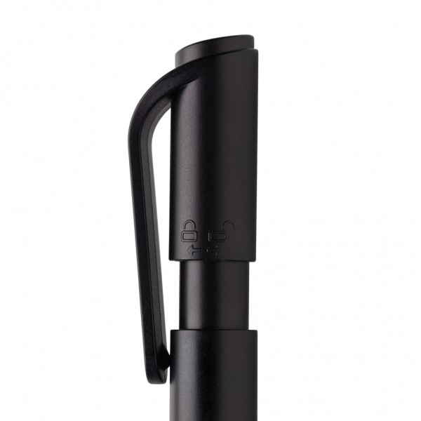 TwistLock Stift aus GRS-zertifiziert recyceltem ABS, schwarz