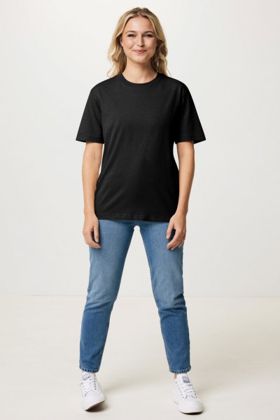IQONIQ Teide T-Shirt aus recycelter Baumwolle, schwarz XL