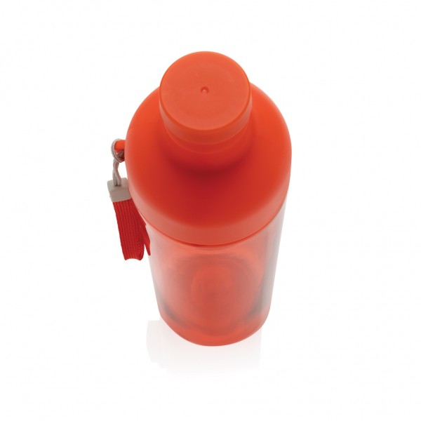 Impact auslaufsichere Wasserflasche aus RCS recyc. PET 600ml, rot
