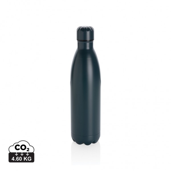 Solid Color Vakuum Stainless-Steel Flasche 750ml, blau