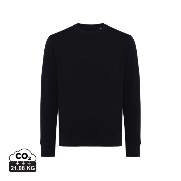 IQONIQ Etosha Lightweight Sweater aus recycelter Baumwolle, schwarz XXL