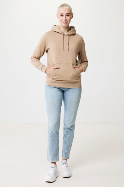 IQONIQ Torres ungefärbter Hoodie aus recycelter Baumwolle, heather brown XL