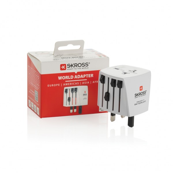 SKROSS World Travel Adapter MUV Micro, weiß