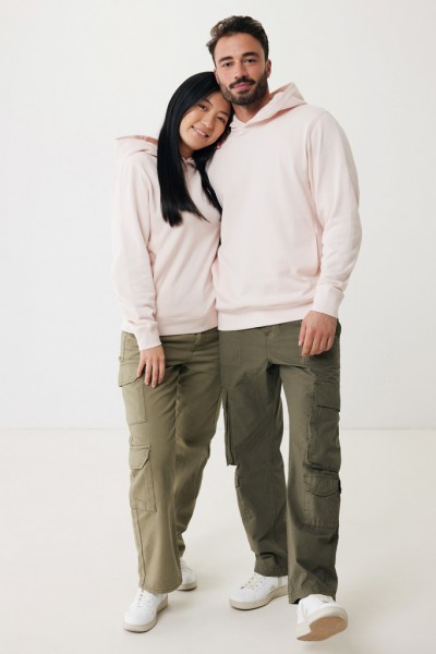 IQONIQ Yengo Hoodie mit Seitentaschen aus rec. Baumwolle, cloud pink XXXL