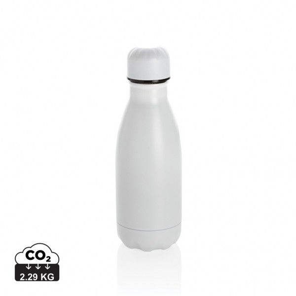Solid Color Vakuum Stainless-Steel Flasche 260ml, weiß