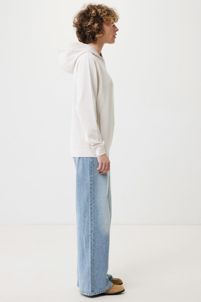 IQONIQ Yengo Hoodie mit Seitentaschen aus rec. Baumwolle, ivory white L