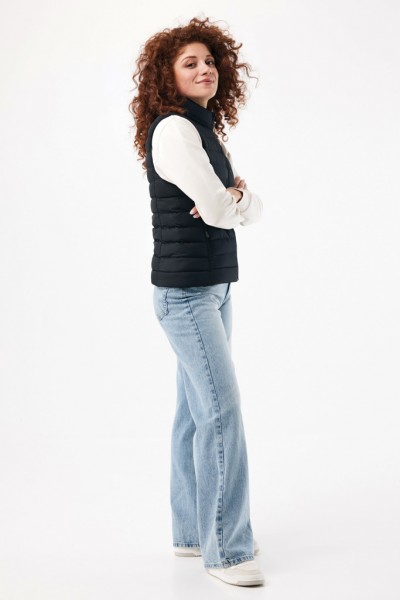 IQONIQ Meru Damen Bodywarmer aus recyceltem Polyester, schwarz XXS