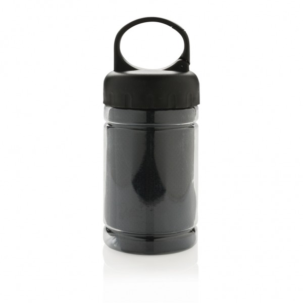 Kühlhandtuch, schwarz