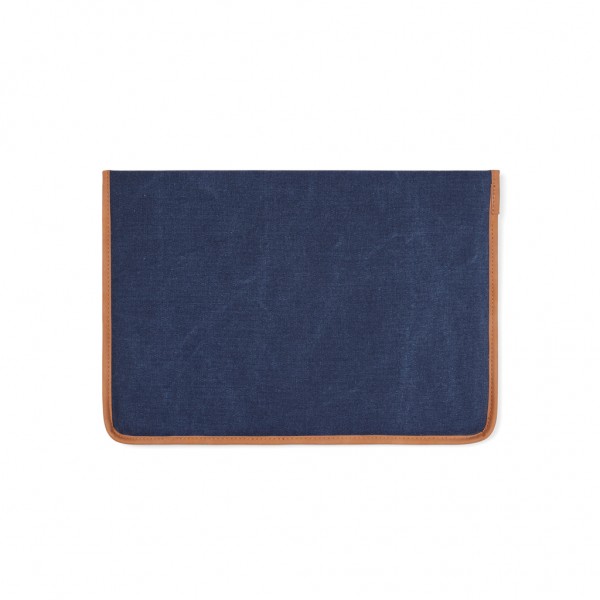 VINGA Bosler 16` Laptop-Tasche aus GRS recyceltem Canvas, navy blau