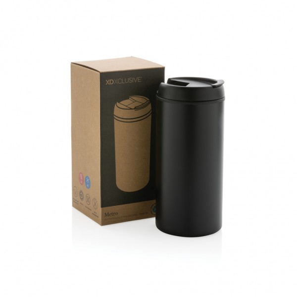 Metro Becher Becher aus RCS recyceltem Stainless-Steel, schwarz