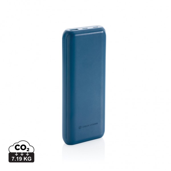 Urban Vitamin Pasadena 20.000mAh 18W PD Powerbank, blau