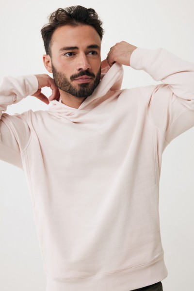 IQONIQ Yengo Hoodie mit Seitentaschen aus rec. Baumwolle, cloud pink M
