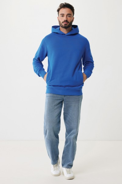 IQONIQ Yengo Hoodie mit Seitentaschen aus rec. Baumwolle, Königsblau XS