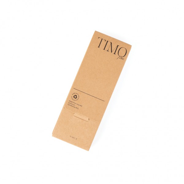VINGA Timo Stift aus RCS recyceltem Aluminium, braun