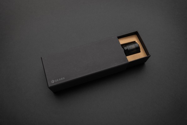Gear X Hochleistungs-Auto-Leuchte aus RCS recyceltem Alu, schwarz